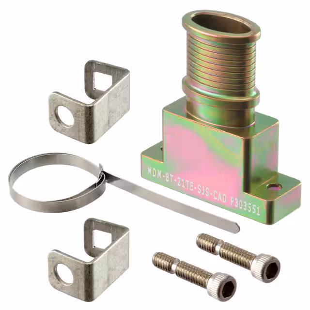 MDM-BT-21TE-SJS-CAD ITT Cannon, LLC  Capots de connecteurs D-Sub en forme de D